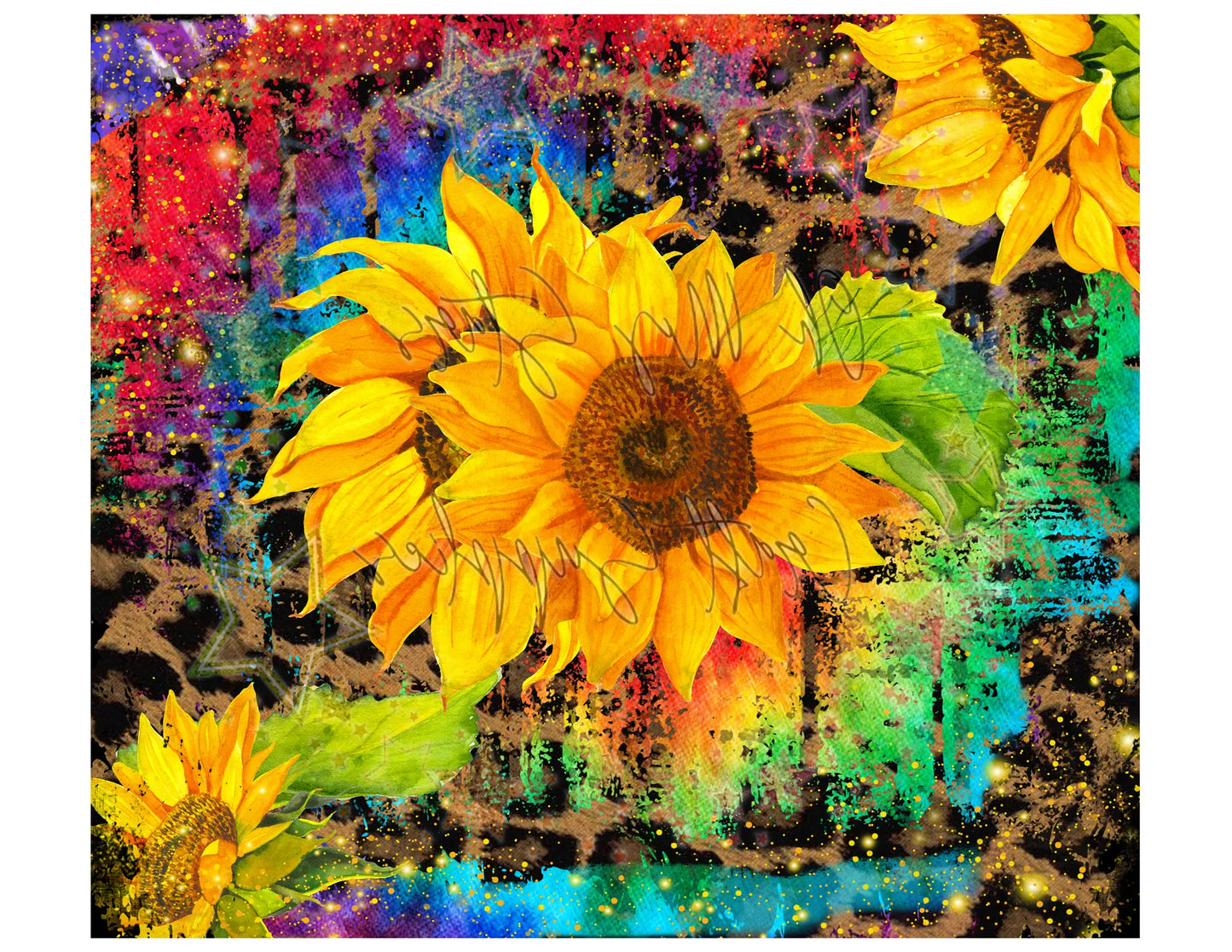 Rainbow Sunflower