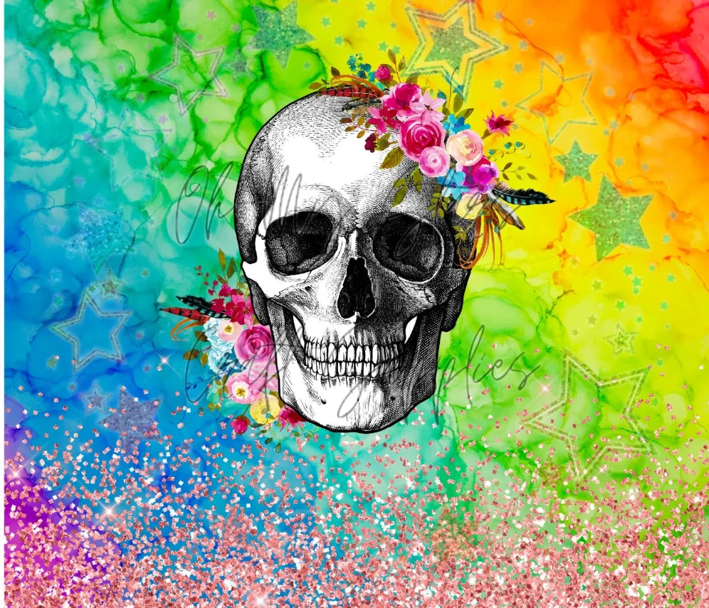 Rainbow Skull