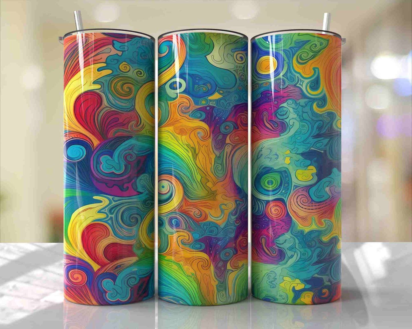Rainbow Swirls